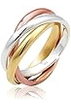 Elli Damring omslagsring Trio Basic Blogger trend i 925 sterlingsilver, 56 EU, Sterlingsilver, Utan