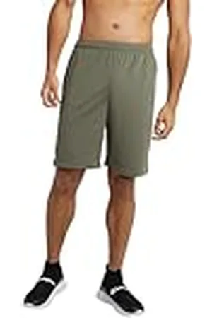 Champion Långa nätshorts för män med fickor, C-logotyp, S
