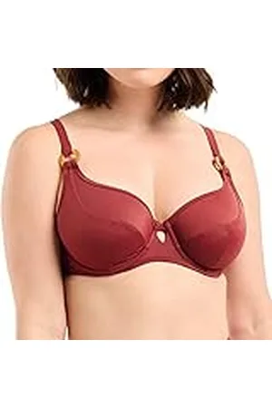Sans Complexe Upphöjd basics, baddräkt topp med bygel, Pomegranate, 105E dam, , 90E