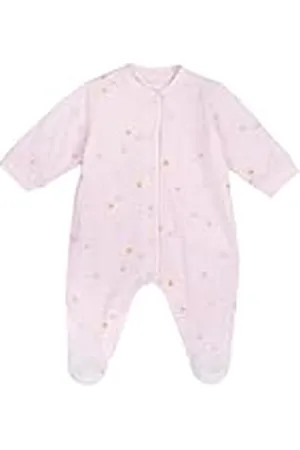 chicco Onesie i bomull med fötter pyjamas för unisex barn och småbarn, , 0 mesi