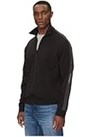 Calvin Klein CK JEANS herr logotyp tejp blixtlås genom J30J327244, svart (svart), XXL, , XXL