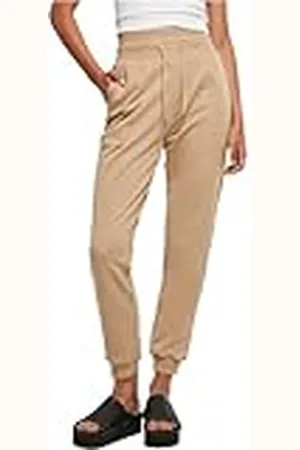 Urban classics Ladies Organic High Waist Sweat Pants, Dambyxor, , , 4XL EU