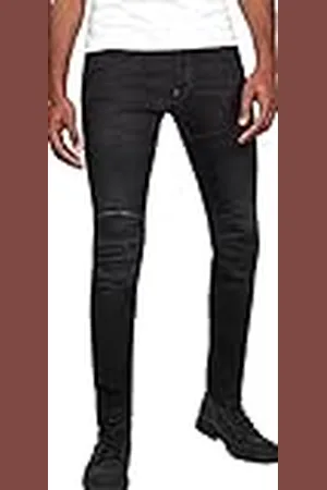 G-Star RAW Herr 5620 3D dragkedja knä skinny jeans, , 38W x 36L