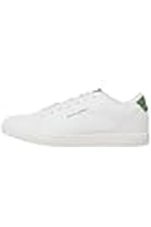 JACK & JONES JACK&JONES JFWBOSS PU NOOS sneakers, vit/detalj: medium grön, 43 EU, , 43 EU