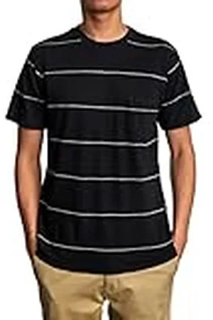 RVCA Herr S/S Pigment Stripe T-shirt med ficka, , XL