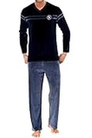 Schiesser Anzug Lang pyjamasset för män