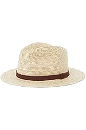 Brixton Messer Straw Fedora för män, , 6.875