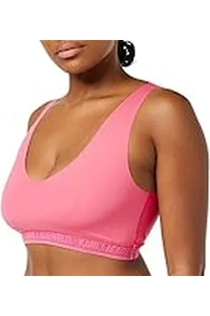 Karl Lagerfeld Dam Ultralight Logo Bralette, , S