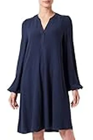 SELECTED Damer Slfviva Ls Short V-Neck Dress Noos blusklänning, , 42