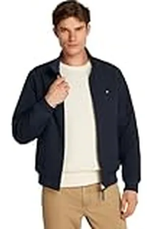 Tommy Hilfiger Herr HARRINGTON JACKA MW0MW37647 Andra Jackor, Blå, S, , S