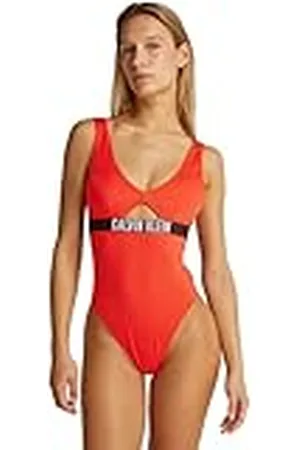 Calvin Klein Kvinnor ett stycke mode passar andra baddräkter, , 1XL, , XL