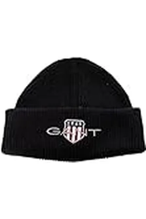 GANT Unisex arkiv sköld bomull beanie-mössa, , one size