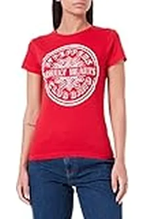 UNKNOWN T-Shirt # M Red Femmina # Sgt Pepper Drum