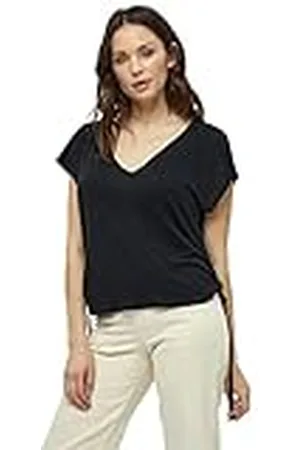 DESIRES Dam Kortärmad t-shirt med snöre Syntet, , XL