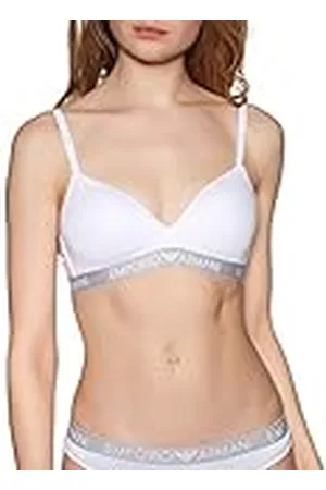 Emporio Armani Dam Iconic Cotton vadderad BH