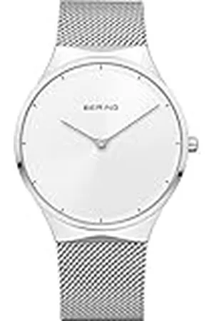 Bering 12138-004 Kvartsklocka, unisex, Classic-kollektionen i rostfritt stål och safirglas