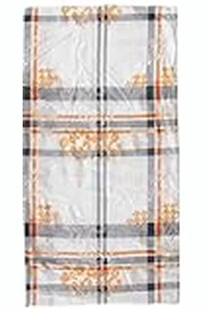 M-WAVE Unisex hals/huvudduk multifunktionell duk, vit & ränder, 24 x 48 cm