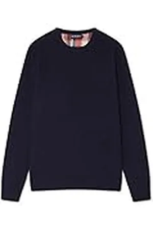 Hackett TWD Needle Punch Crew Jumper för män, , S