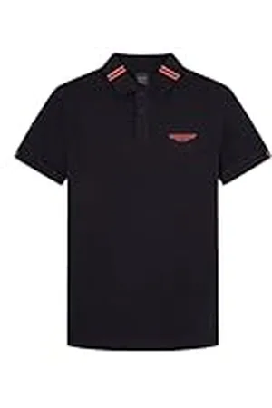 Hackett Am Tipped pikétröja för män, , S