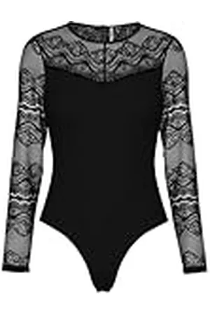 Pieces® Damer Pcsinna Ls Bodystrumpa Noos långärmad body, , XL