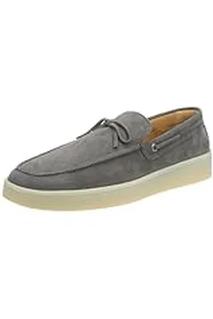 Hackett Mäns väggar MOC Loafer, Mörkgrå, 11 UK, , 43.5 EU