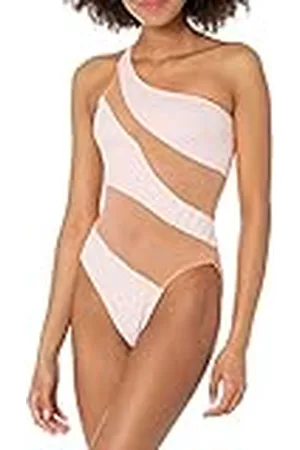 Norma Kamali Snake Mesh Mio baddräkt för kvinnor, , M