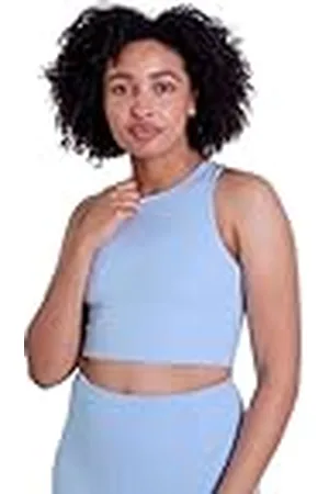 GIRLFRIEND COLLECTIVE Rib Dylan Sports Bra, Women’s Rib Sports Bra, Full Cover Wellness Bra, Without Underwire and padding, For Yoga, Jogging, Pilates, Sizes XXS-6XL