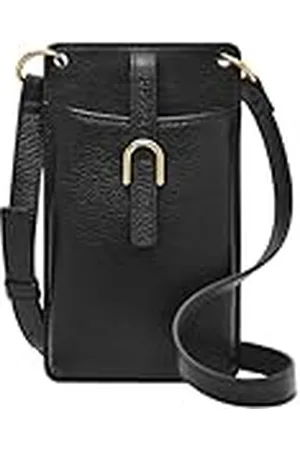 Fossil Damväska Vada, LiteHide™ mobiltelefonfodral för kvinnor i brunt, L: 10,2 cm, B: 0,6 cm, H: 17,8 cm, ZB1893200