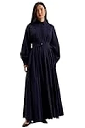 Ted Baker Dam Wmd-ene-button down maxi skjorta klänning med bälte business casual, , 38 SE