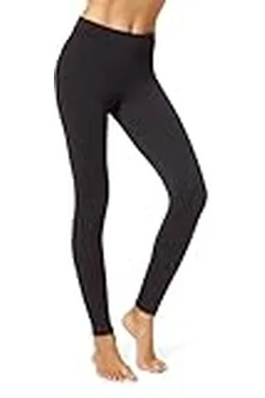 HUE Wide Waistband för kvinnor, Blackout Cotton leggings, blandade strumpor, , XS