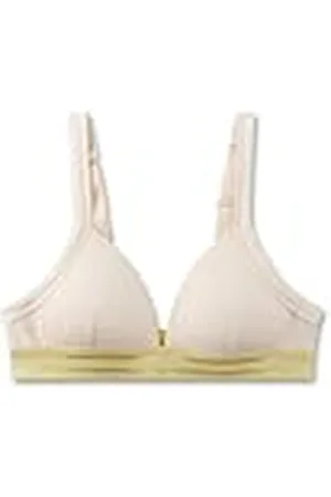 Sanetta Flick-BH | bekväm och behaglig bh utan bygel för flickor av bomullsblandning. Underkläder med ribbad väv | Flick-bh, , 70A