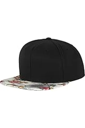 Flexfit Unisex blommig snapback-keps, män och kvinnor, finns i 2 färger, en storlek passar alla, , one size