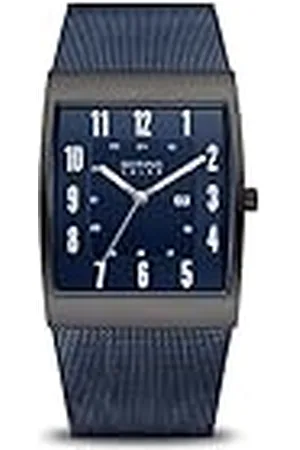 Bering Män Analogt Solar Collection armbandsur medRostfritt stål Armband och Safirglas