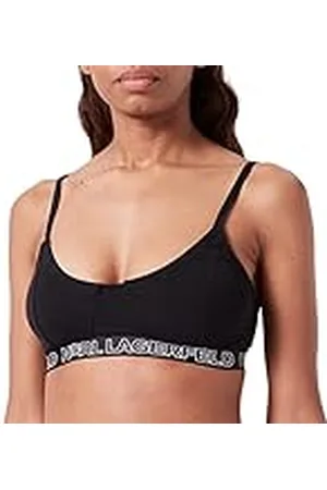 Karl Lagerfeld Dam Ikonik 2.0 Bralette, , XL
