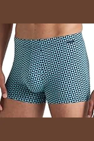 Calida Grafic Cotton Boxershorts för män, tillverkade av 100% supima-bomull, med tygbelagt elastiskt midjeband, , 46-48