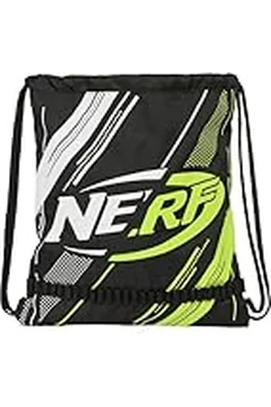 Safta NERF GET READY - Stor platt ryggsäck, ryggsäck, idealisk för barn i olika åldrar, bekväm och mångsidig, kvalitet och styrka, 35 x 1 x 40 cm, färg, , Estándar, Avslappnad