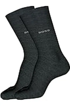 HUGO BOSS Herr 2P RS Tom Uni MC Regular_Socks, Medium Grey31, 43-46, , 43-45 EU