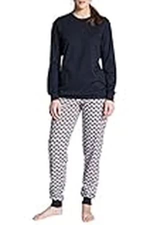 Calida Dam midnatt blommor pyjamas