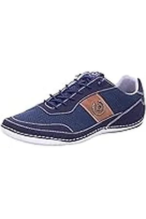 Bugatti Herr herr denim spets sko sneakers, , 44 EU, , 44 EU