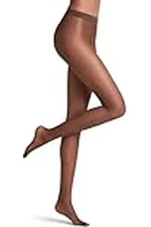 Falke Pure Matt 20 DEN Strumpbyxor dam, transparent, matt, slittålig, tryckfri, komfortlinning, fina strumpbyxor, förstärkt fotspets och fin söm, fint mjukt hållbart material, 1 styck, Brun (Brenda