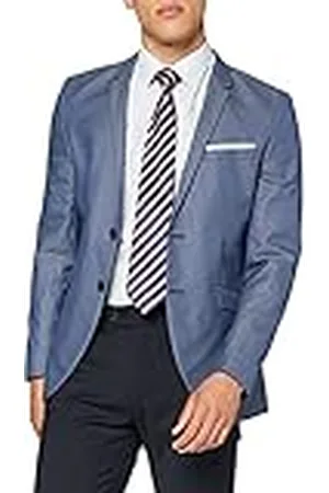 SELECTED Herr Shdone-maze M. Blue Struct. Blazer Sts jacka