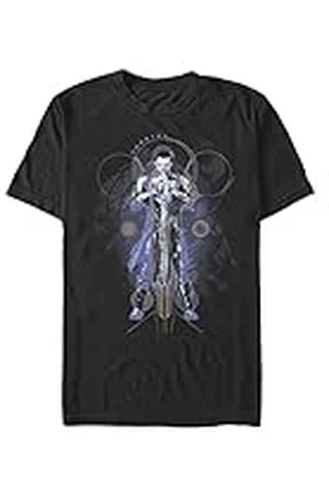Marvel Unisex The Eternals-Phastos Purple Organic Short Sleeve t-shirt, , XXL, , XXL