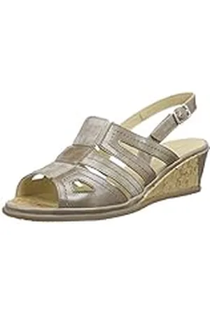 Comfortabel 710756 dam genomflöda platå sandaler, - 39 EU Weit