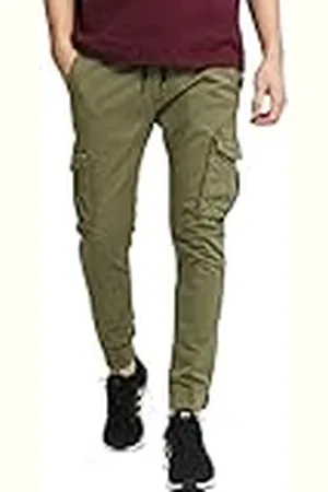 Alpha Industries Fritidsbyxor i bomullstwill för män