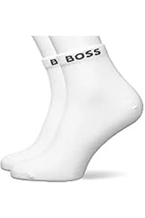 HUGO BOSS Mäns 2P SH Uni CC Short_Socks, White100, 43–46, , 43/46 SE