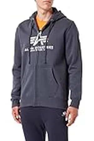 Alpha Industries Basic Hoodie Med Dragkedja För Män