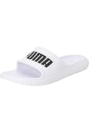 PUMA Unisex Divecat V2 Lite Slide Sandal, vit svart, 44.5 EU