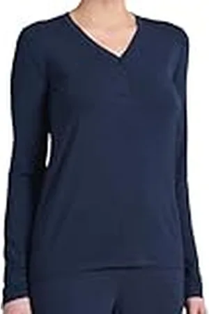Schiesser Damen Schlafshirt langarm Modal mit Knopfleiste - Mix + Relax