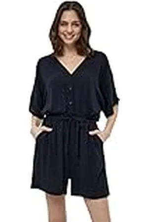 DESIRES Josva Playsuit för kvinnor, svart, L