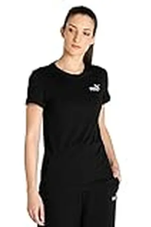 PUMA Dam ESS+ stickad t-shirt, , XS